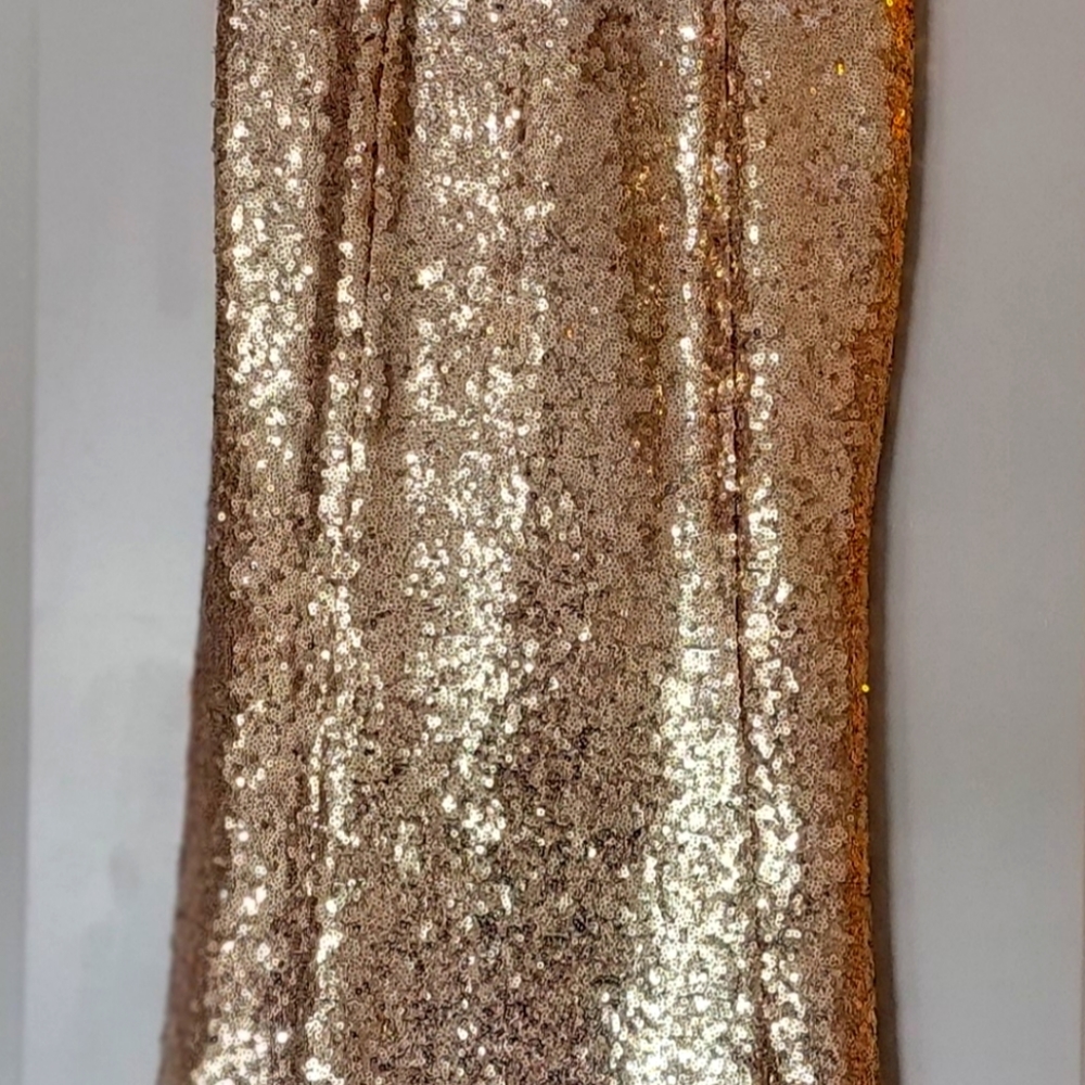 Evening Gown - Ombre Gold & Silver